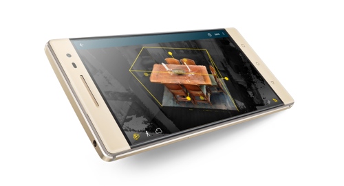 Matterport's Google Tango software, Scenes, running on a Phab2 Pro