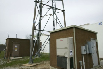 low shot of tower