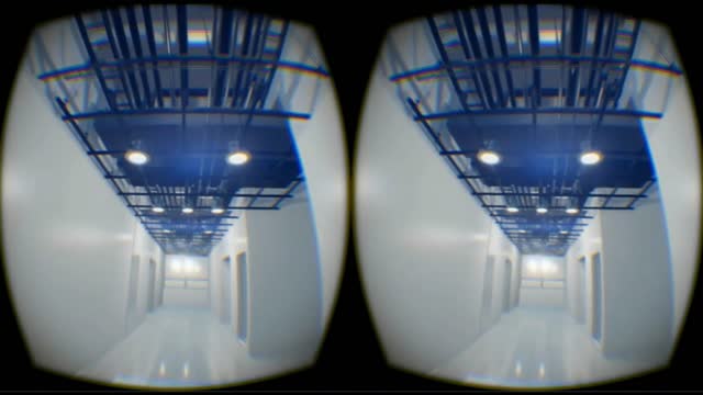 A virtual reality view of an Autodesk building model