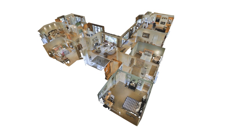An inside view of a Matterport space