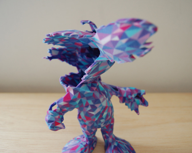 An artist's altered derivative of a 3D scan of... a mouse